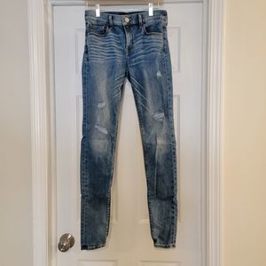 Express Jeans Mid-Rise Legging Size 6L